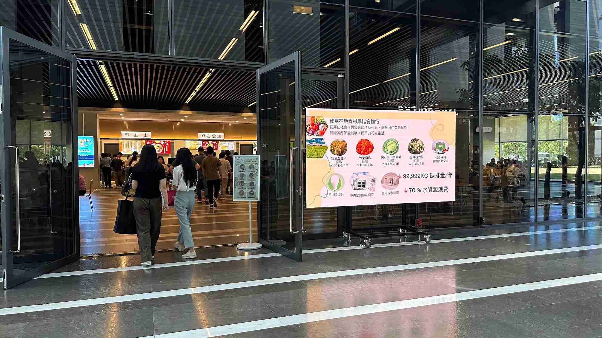  888.BY集团电子游戏从日常办公环境出发，，，于总部大楼员工餐厅推广低碳饮食、、发起减碳挑战等，，由内而外引导员工反思及改变个人日常行为，，，将公司转型成推动永续发展的重要场域